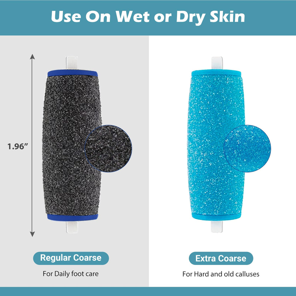 Haootadiy regular coarse head for daily maintenance and gentle exfoliation of dry skin.