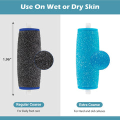 Haootadiy regular coarse head for daily maintenance and gentle exfoliation of dry skin.