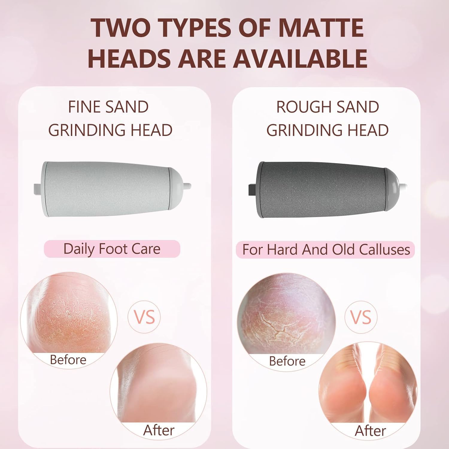 Haootadiy dual roller heads enabling gentle and rough skin care