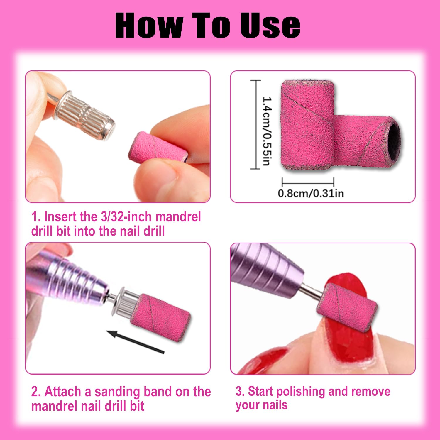Haozher at-home manicure kit for DIY nail art.