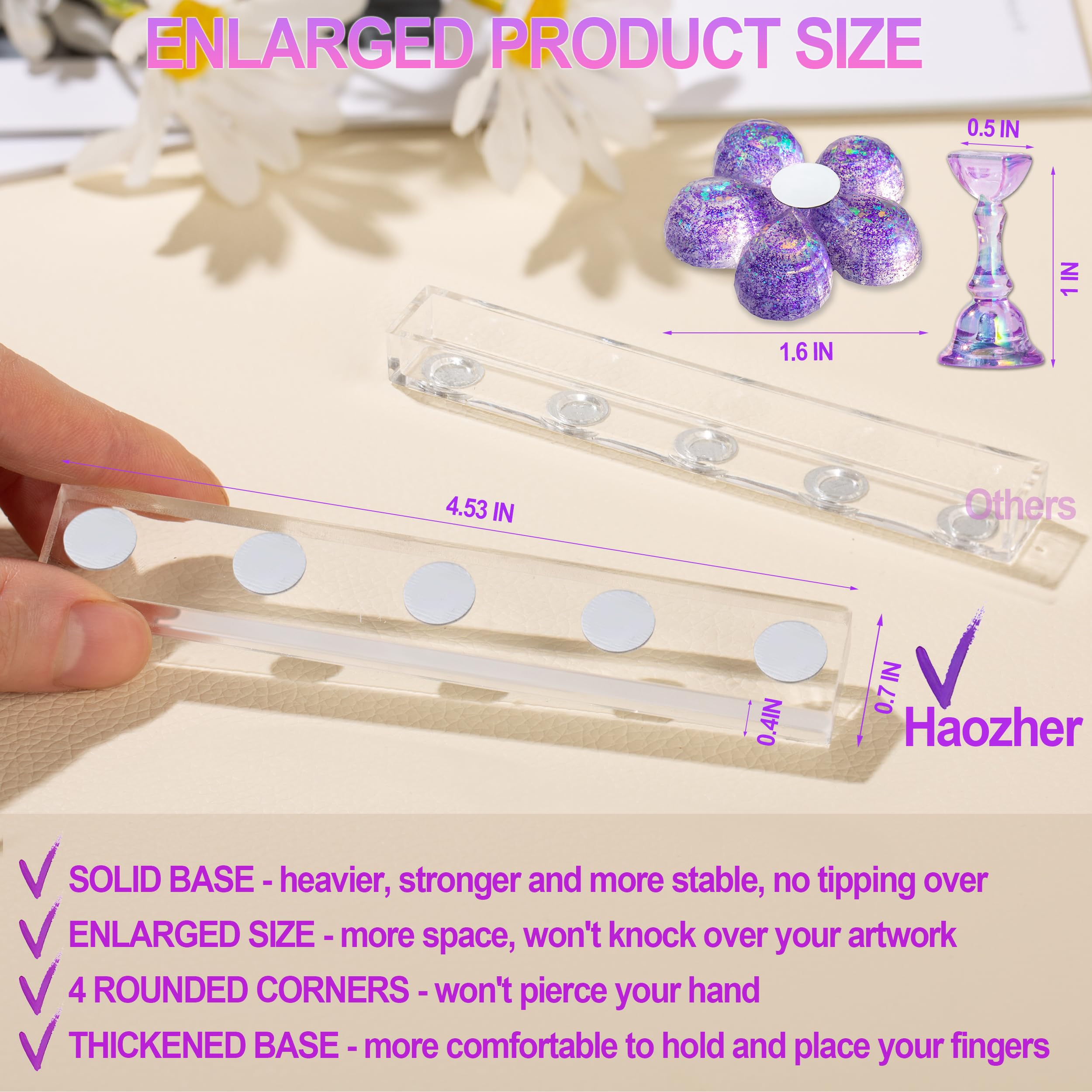 Haozher clear double-sided tape for reusable practice