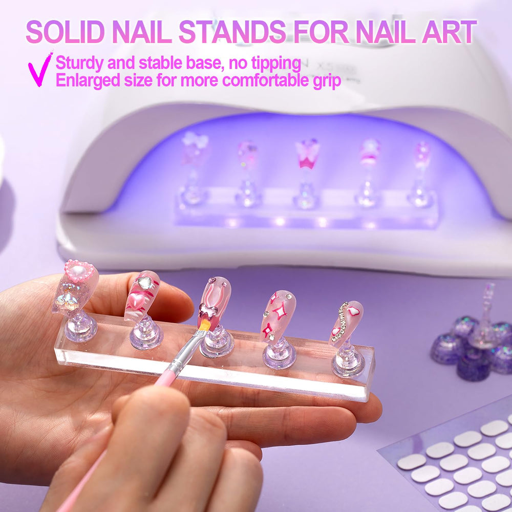Haozher magnetic nail tips for easy attachment and quick setup