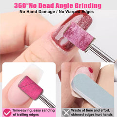 Haozher 240 grit sanding bands close-up showing durable grinding for smooth shaping.