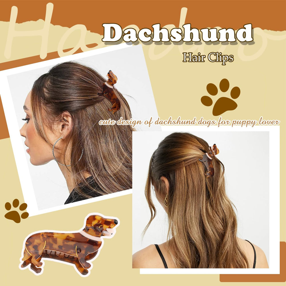 Hapdoo non-slip acetate texture of hair clip.