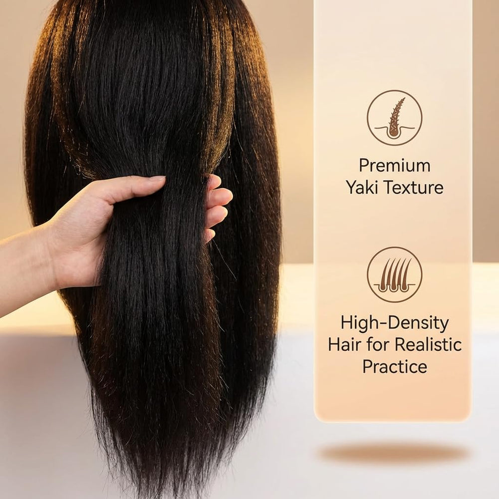 HAPOWELL included table clip holder supports stable, hands-free hairstyling sessions.