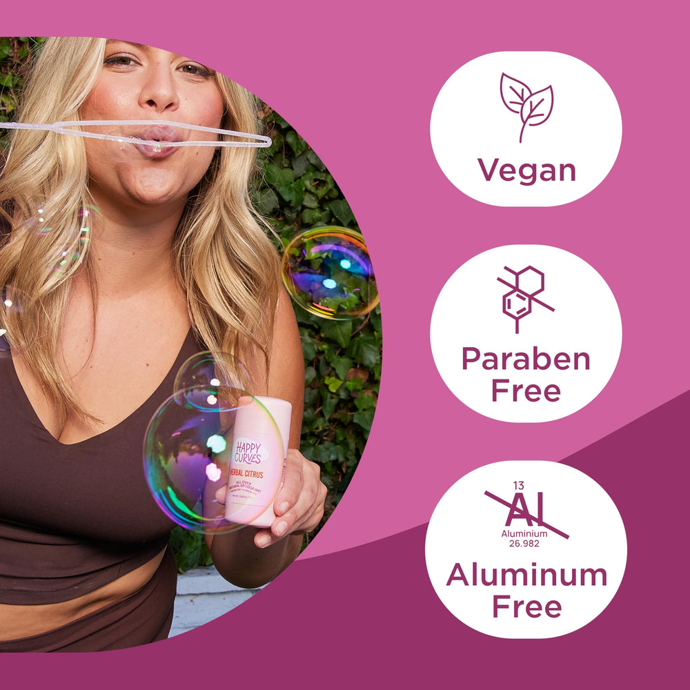Envase cruelty-free y sostenible de HAPPY CURVES para compras responsables