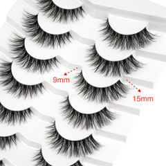 Happy Heartbeat cat-eye wispy lashes 15mm for lifted, flattering eye shape