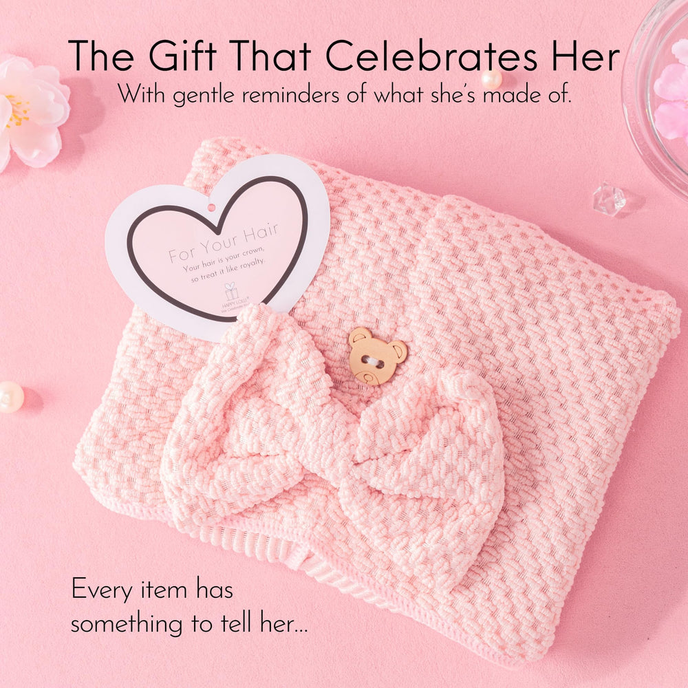 Happy Lolli Power Shower Gift Set gift box arrives ready to gift.