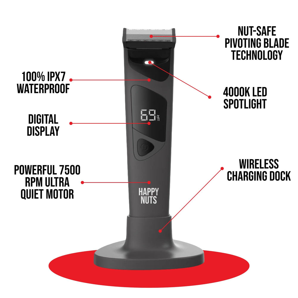 Happy Nuts Ballber Pro 7500 rpm motor delivers powerful yet quiet performance.