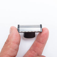 HAPPY NUTS The Ballber blade edge detail demonstrates robust durability for repeated trims.