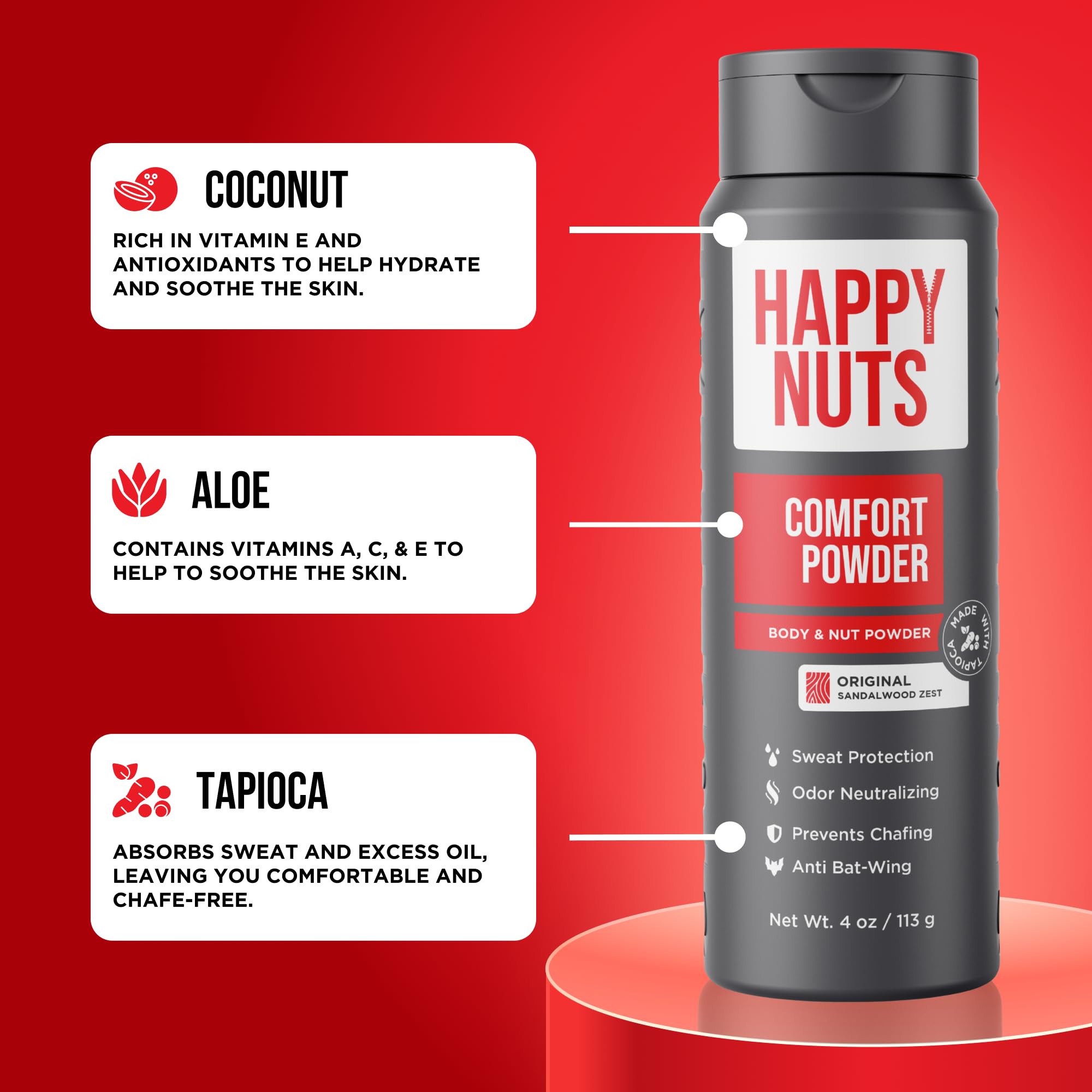 Fragancia original de HAPPY NUTS, aroma masculino suave