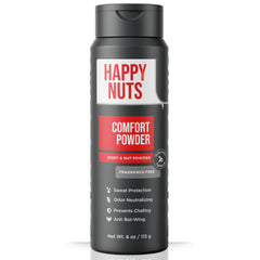 HAPPY NUTS desodorante en polvo para confort duradero sin fragancia