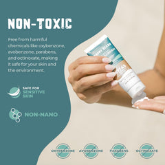 Happy Ocean SPF 45 water-resistant sunscreen for swimming and outdoor activities.