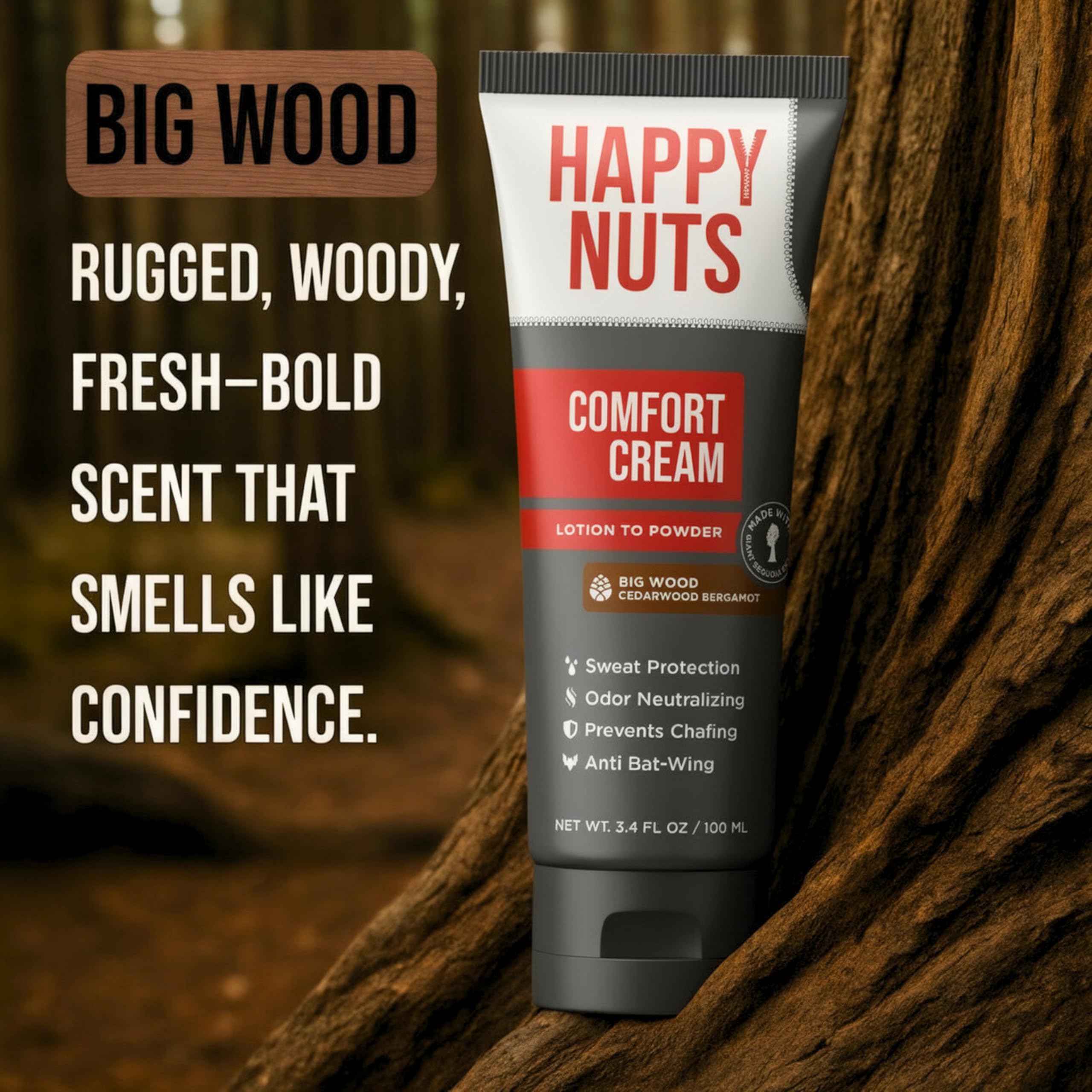 Ingredientes naturales como coco y aloe en Happy Nuts cuidan la piel.