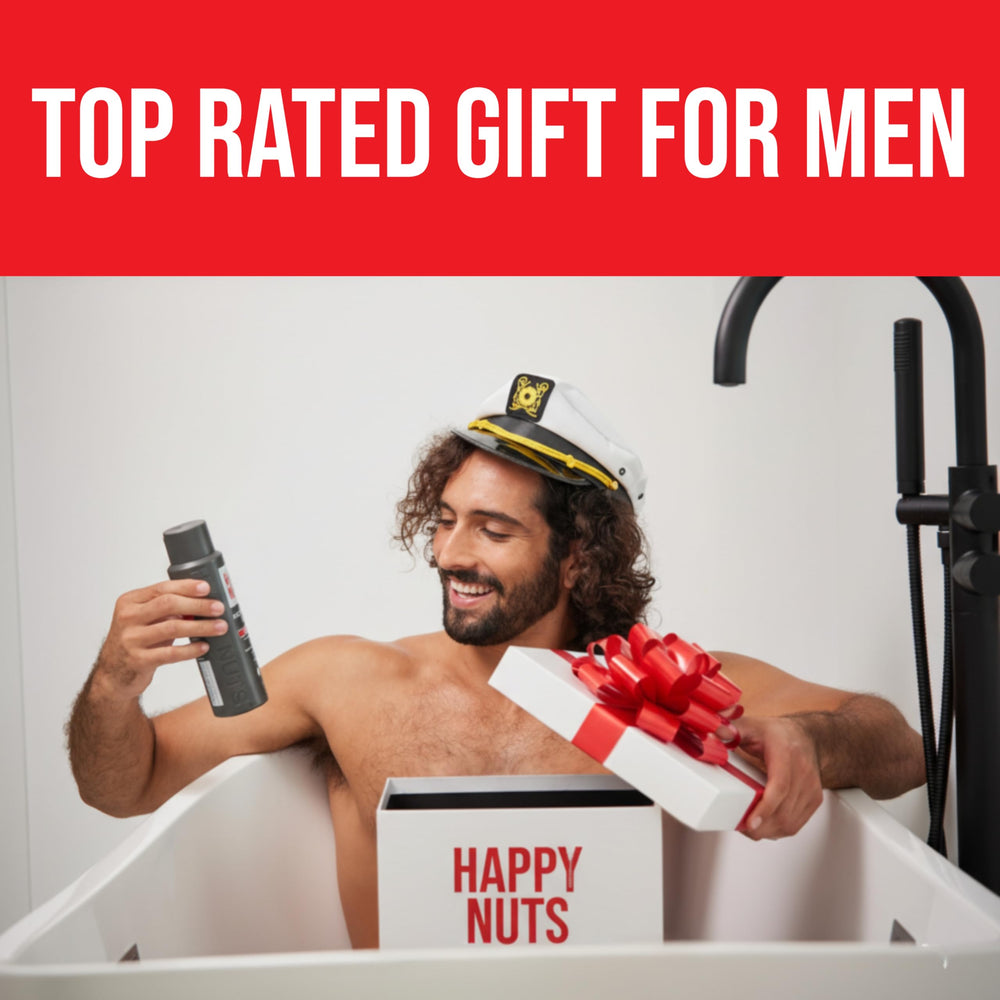 Sin aluminio, Happy Nuts ofrece control de olor sin irritación para piel sensible.