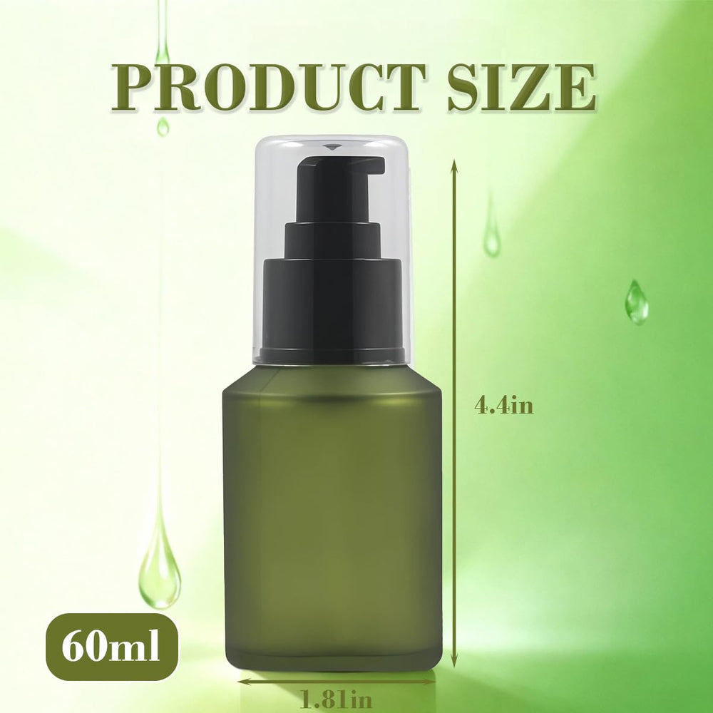 Happyupcity 60ml glass bottle with travel-cap ready for on-the-go use