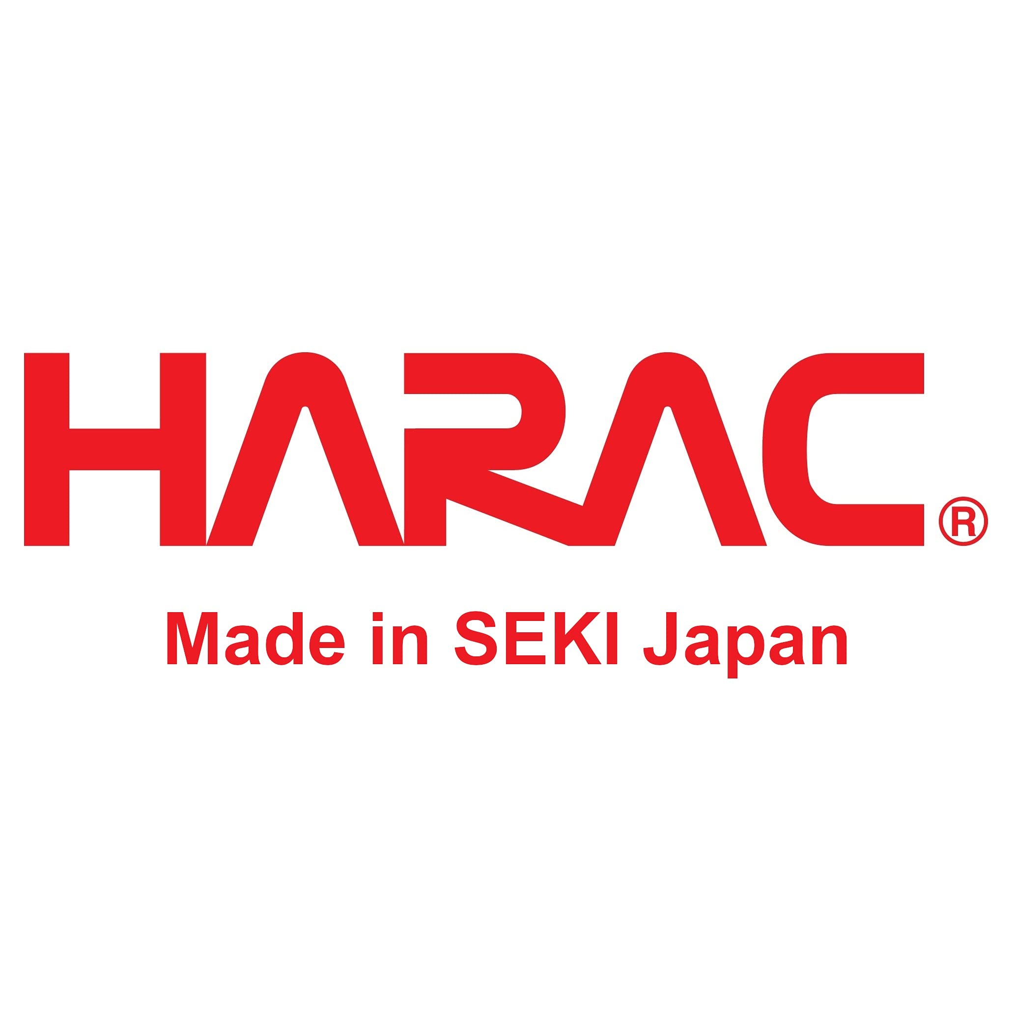 HARAC made-in-seki Japan badge emphasizes quality craftsmanship