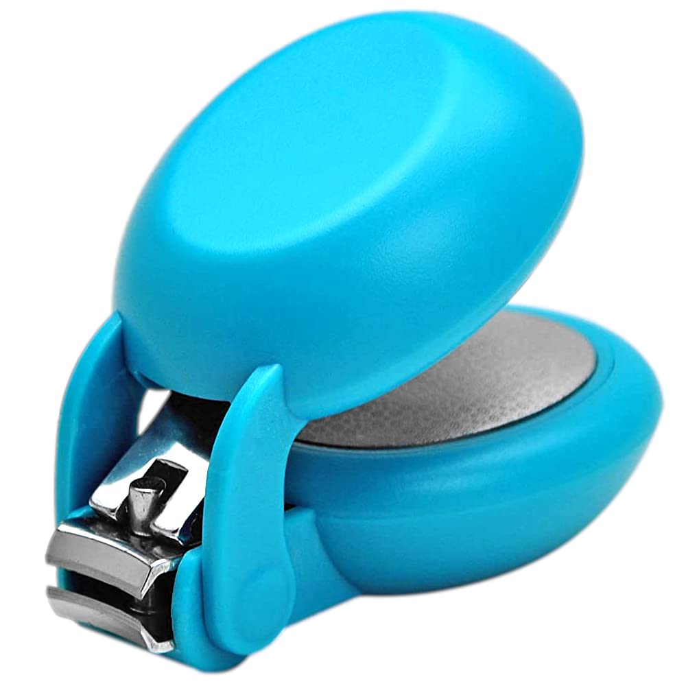 HARAC special-needs nail clippers with blue handle for arthritis-friendly use