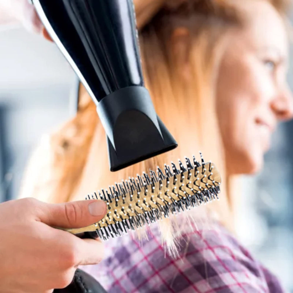 Harewu compact 9.06-inch brush ideal for travel and daily use