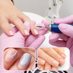 Hariendny cuticle drill bits in case showing organized storage