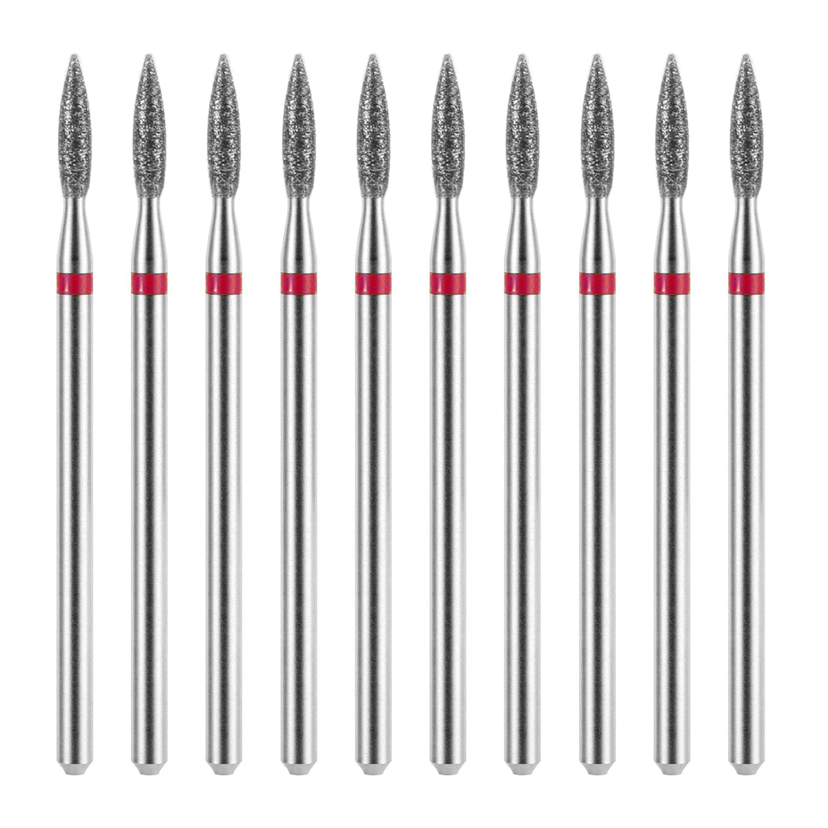 Hariendny diamond flame cuticle bit close-up for precise removal