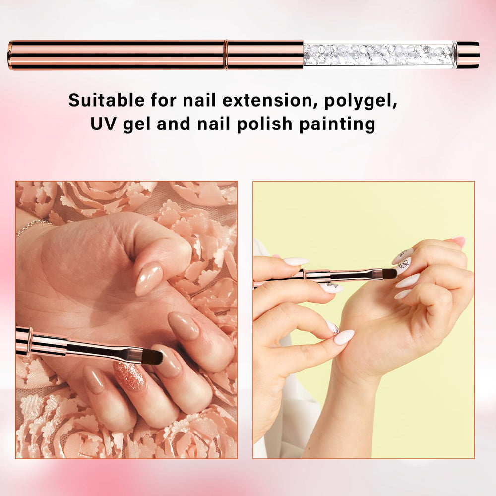 Synthetic bristles maintain shape and durability on Hariendny brush.