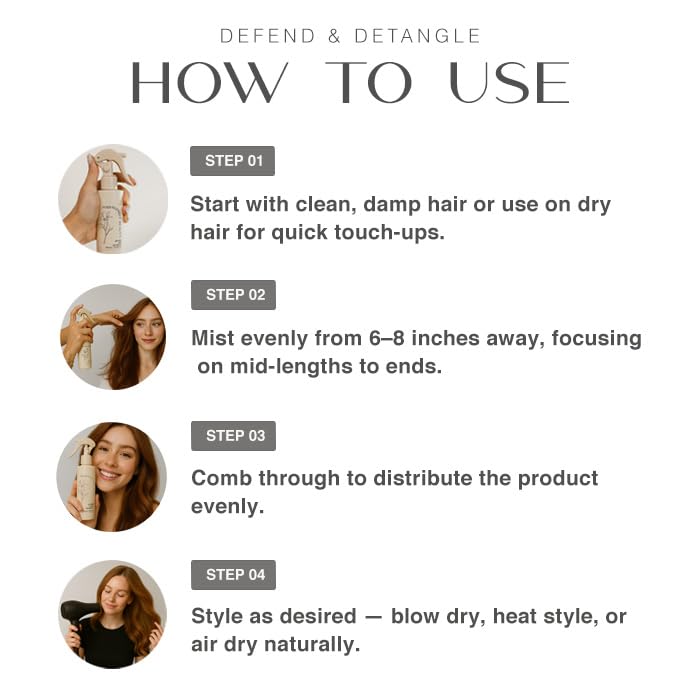 Smooth detangling glide with Harmonize conditioner on tangled hair.