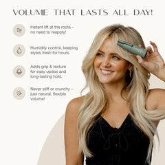 Harmonize Beauty Root Texture Powder for all hair types creates soft texture.