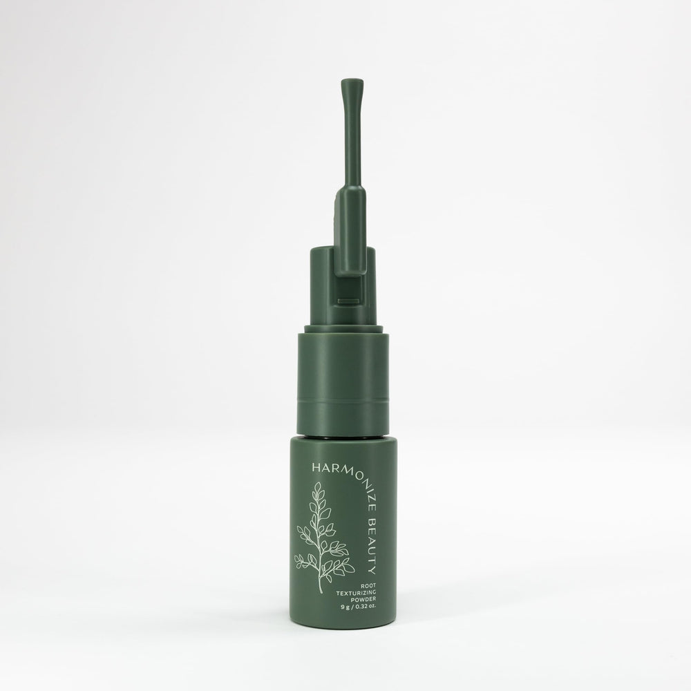 Harmonize Beauty Talc-free formula keeps hair fresh and pliable.