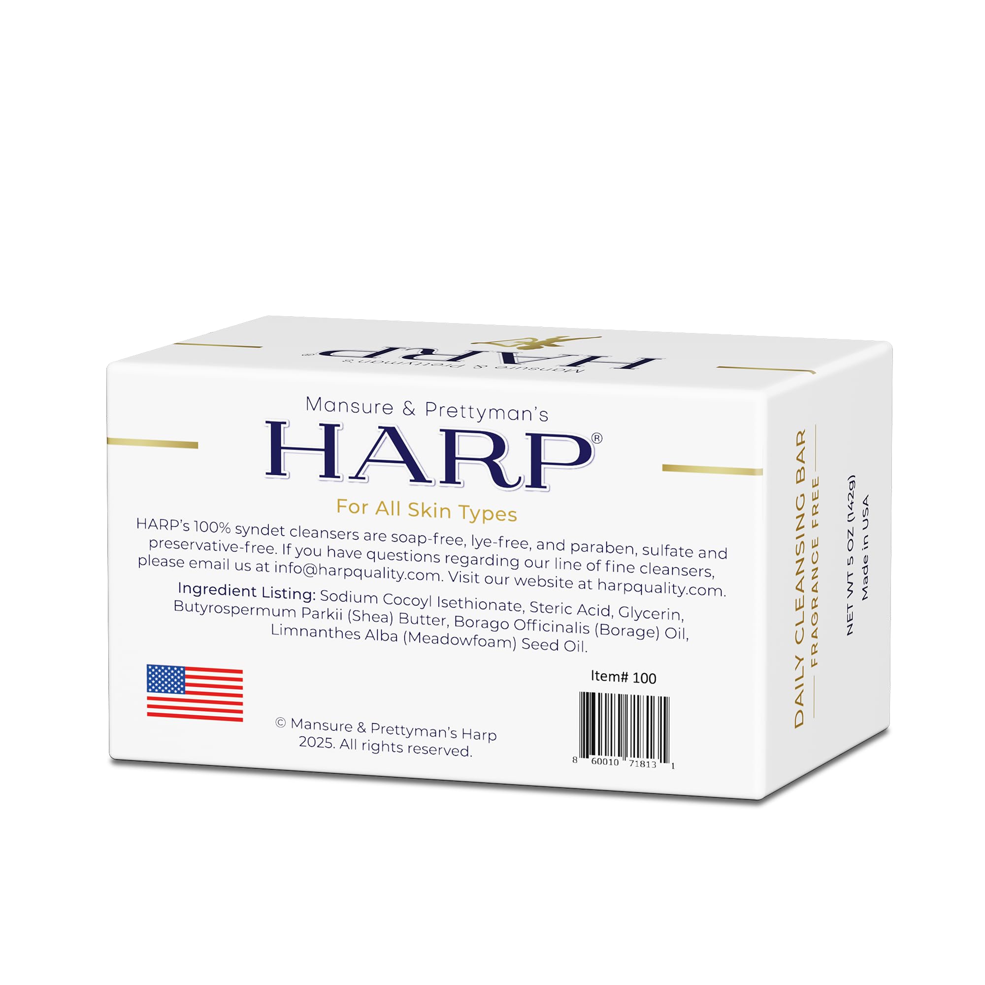 HARP Barra para cara y cuerpo, uso dual suave y cómodo