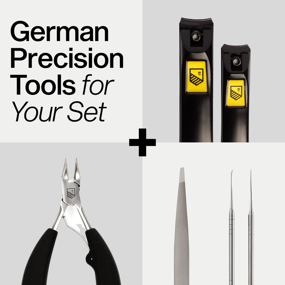 Harperton gift ready nail clippers kit for men and seniors.