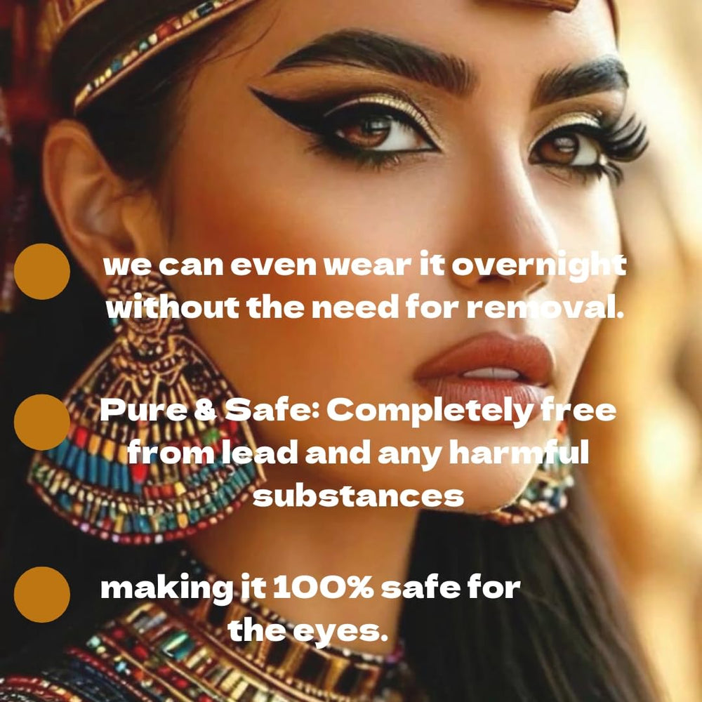 HARRAZ Kemet eyeliner powder inspired by ancient formula for daily wear