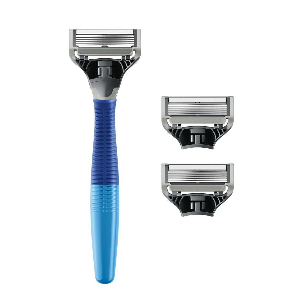 Harry's 5-blade refills designed to protect against nicks and provide a smooth shave