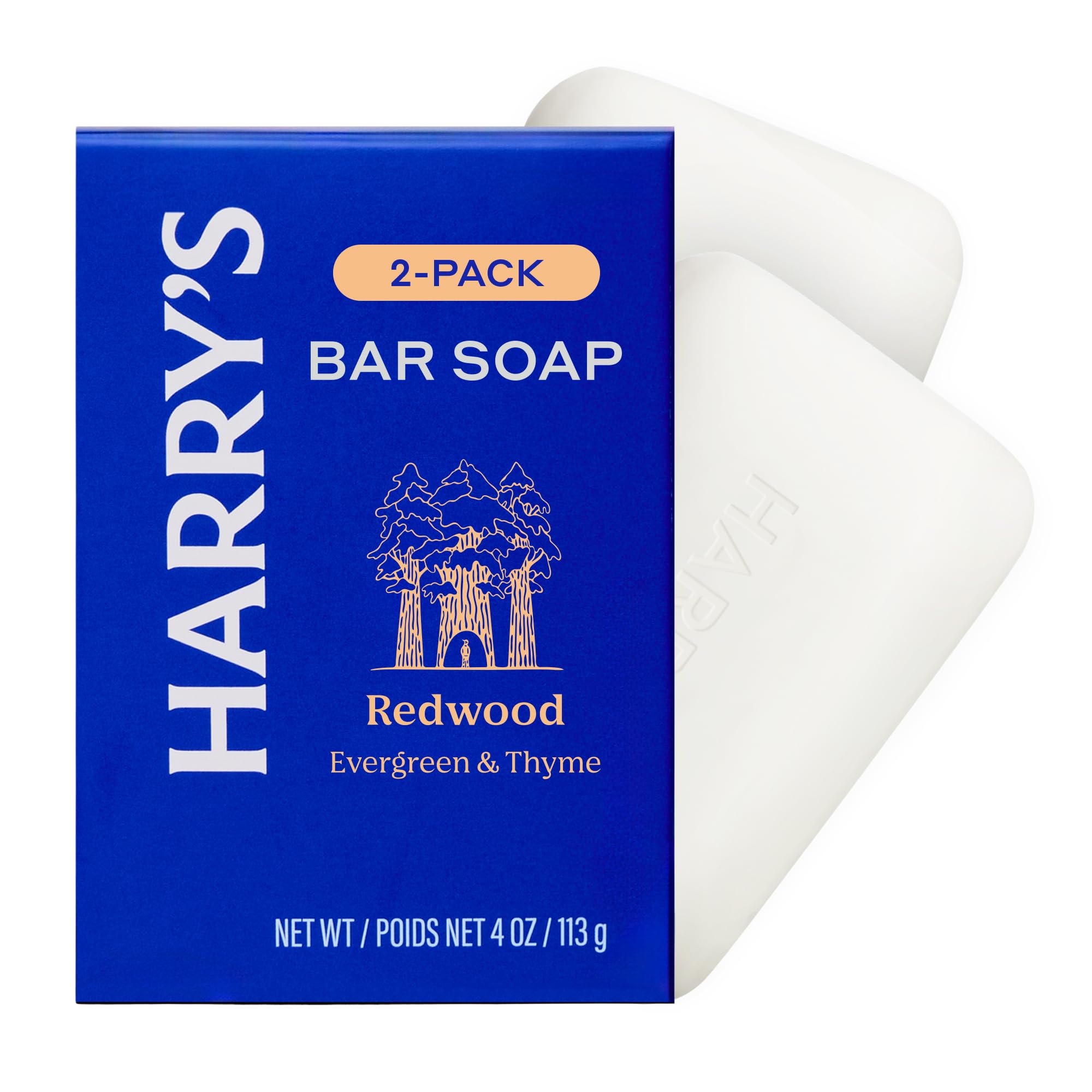 Harry's Redwood textura rica con espuma abundante para la ducha.