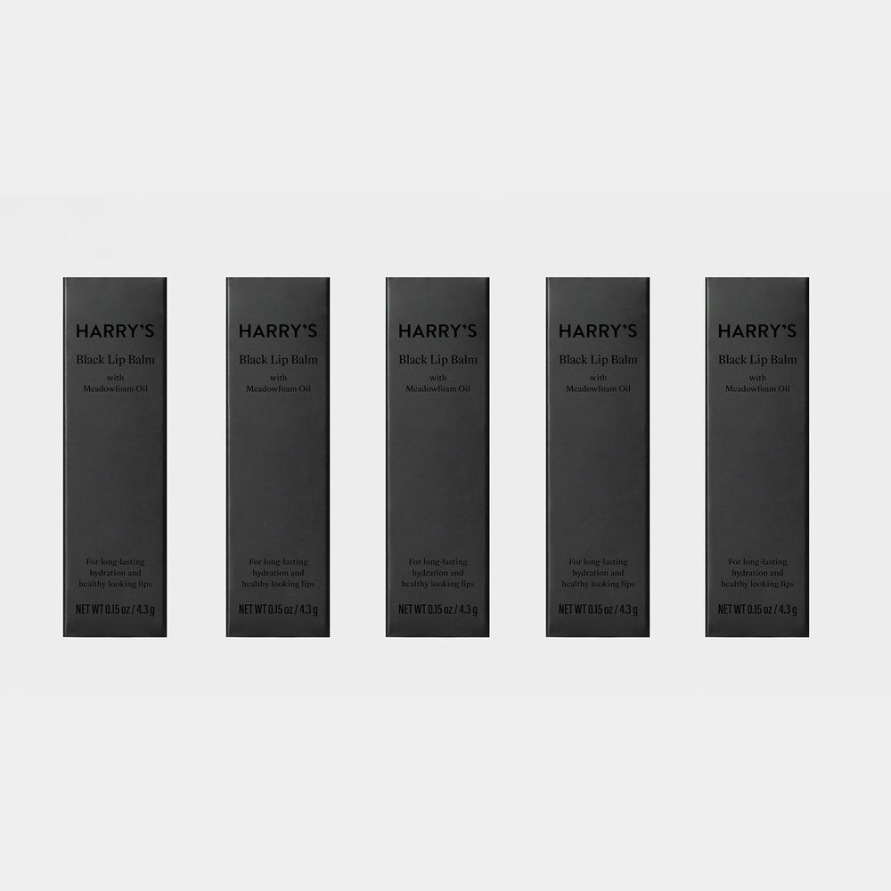 Harry's lip-balm-tube presents a clear finish with a natural tint.