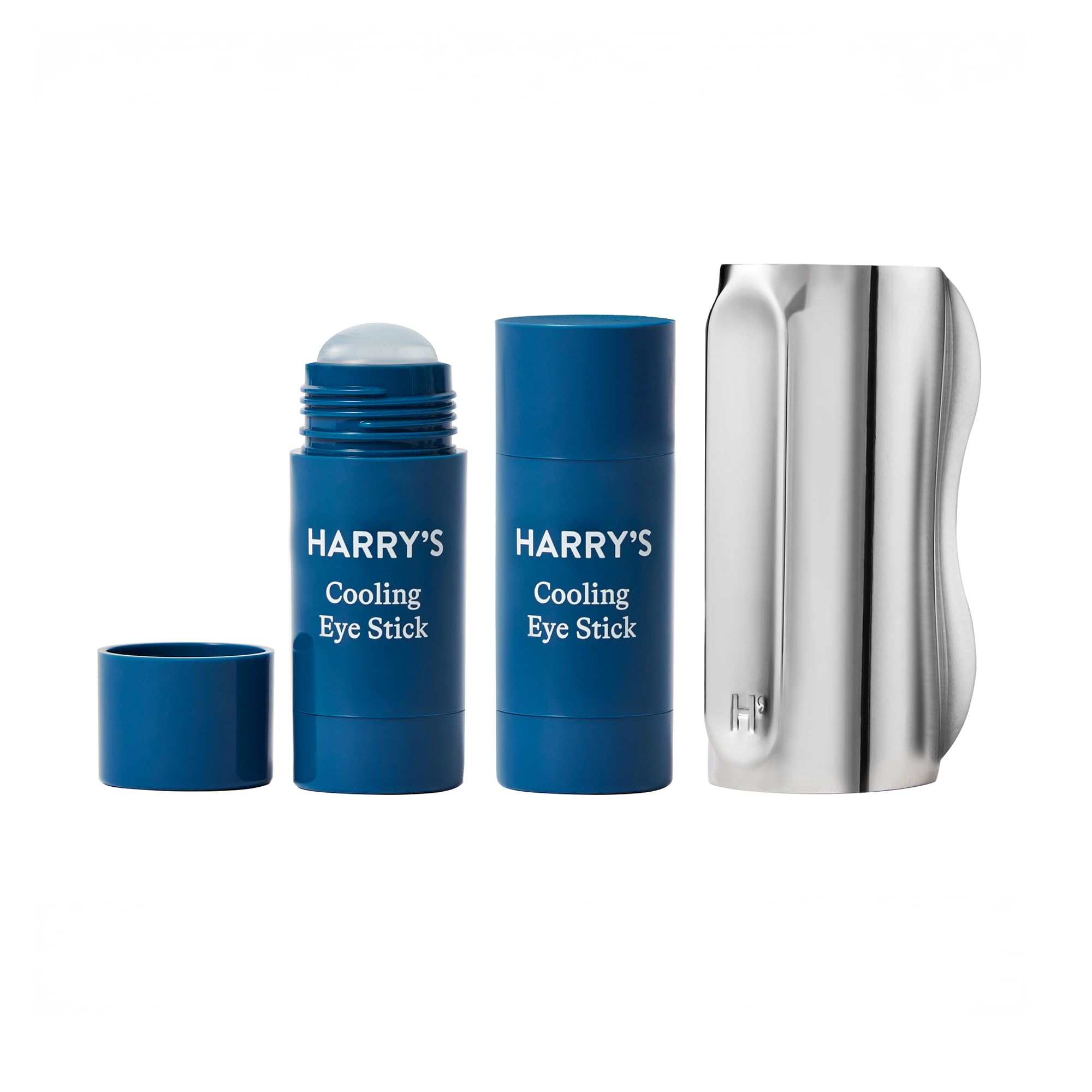 Harry's Cooling Eye Kit eye stick close-up for hydrating under-eye care.