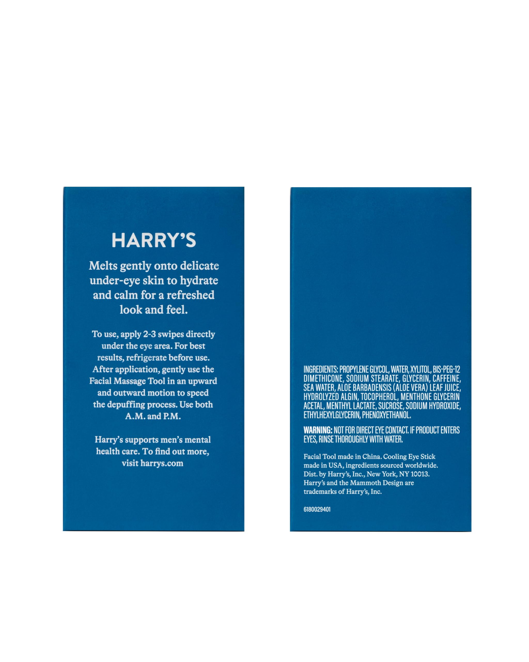 Harry's gua sha tool depuffs and promotes lymphatic drainage.