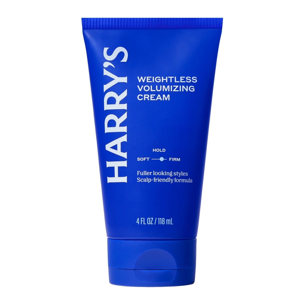 Harry's Crema Volumen Ligero: bote de 118ml para volumen suave y natural.