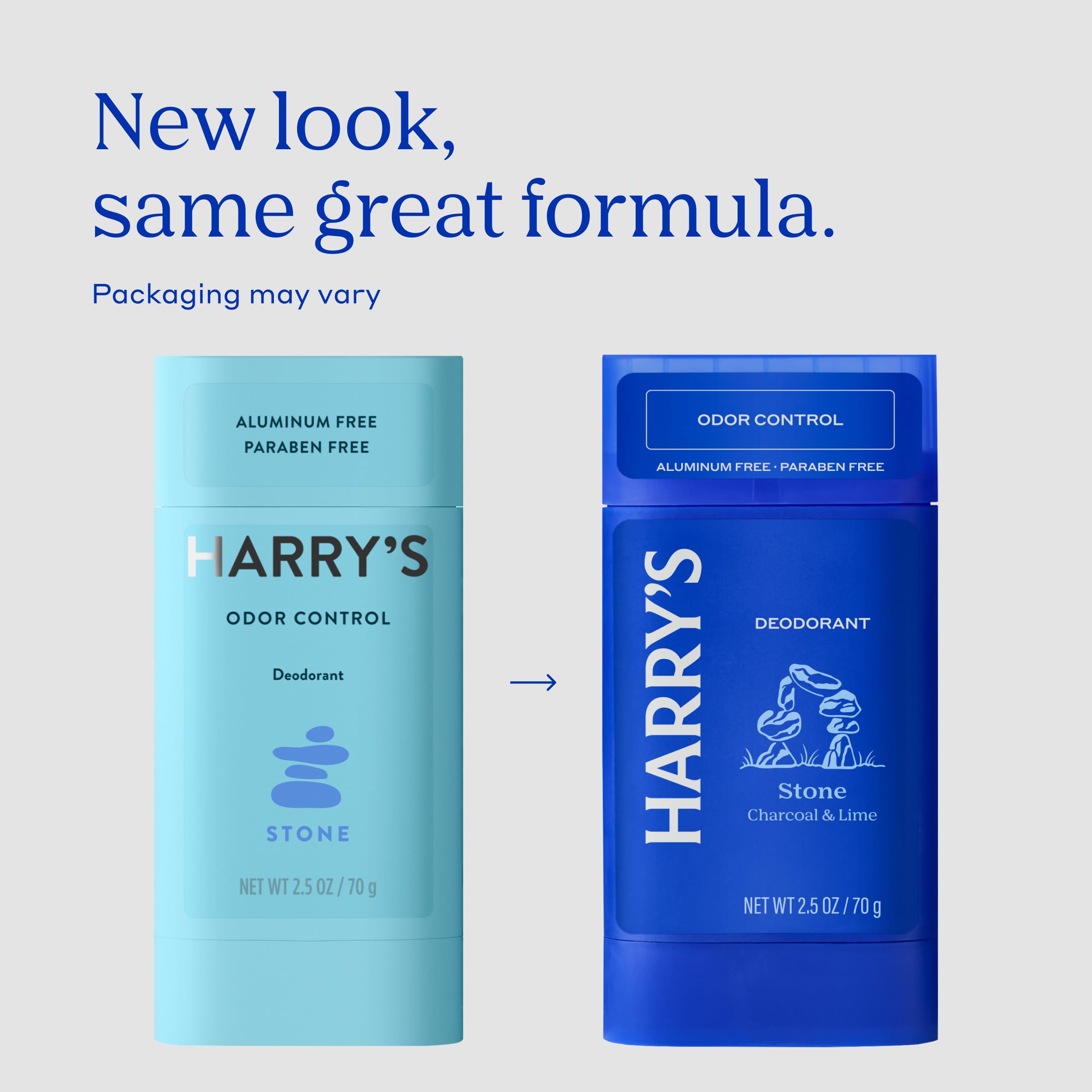 Aplicación suave de la barra de Harry's, sin residuos pegajosos.
