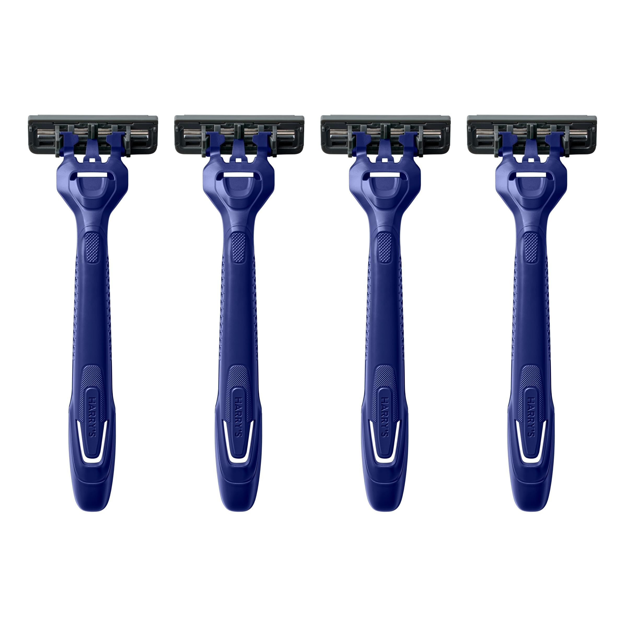 Harry's disposable razors in front view ready for everyday use