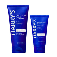 Harry's limpiador facial exfoliante con piedra volcánica para una limpieza suave diaria.