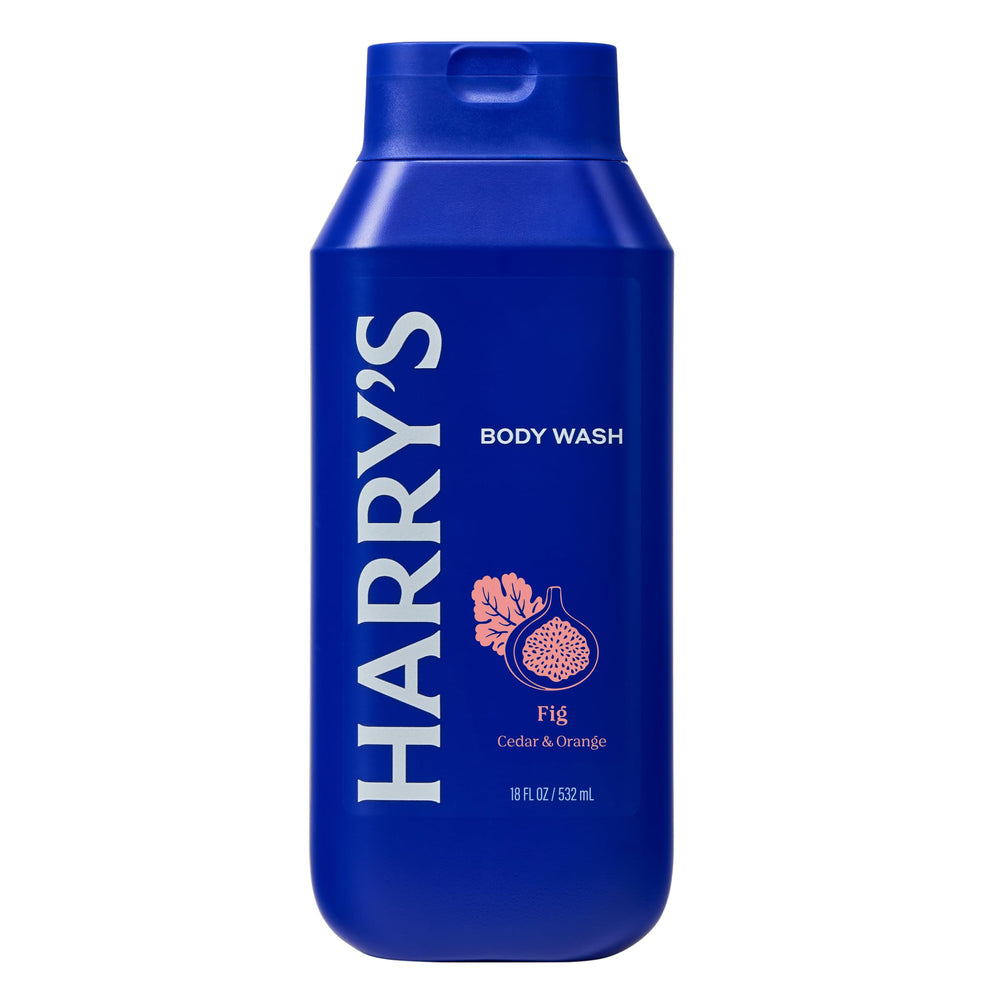 Close-up of Harry's Fig Body Wash lather for a deep clean.