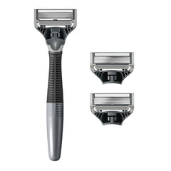 Harry's five-blade razor refill ready for a smooth, efficient shave.