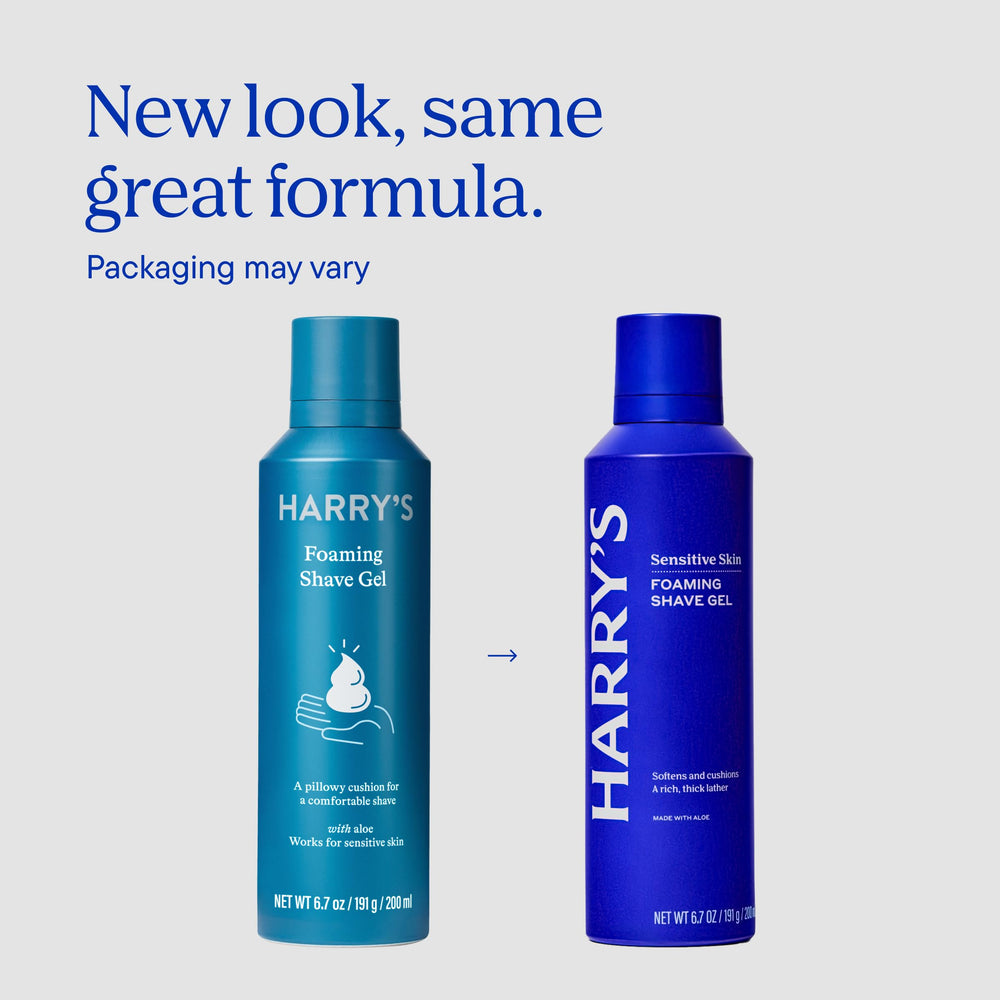Harry's Aloe-lather close-up highlights rich foam that cushions during shaving