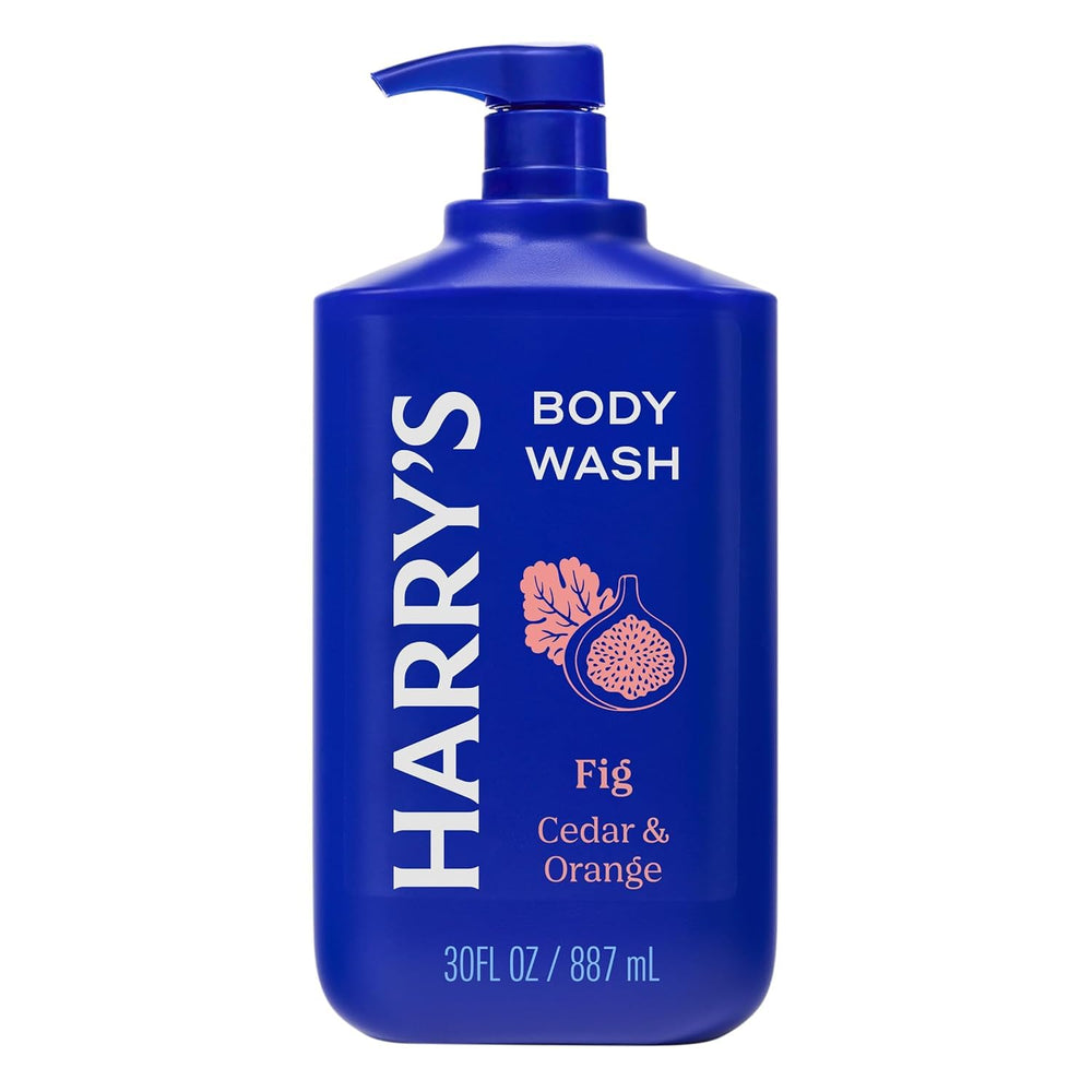 Harry's Gel de Ducha Higo: botella visible y aroma suave para empezar el día.