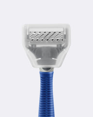 Harry's German-engineered blade refills deliver consistent sharpness for close passes.