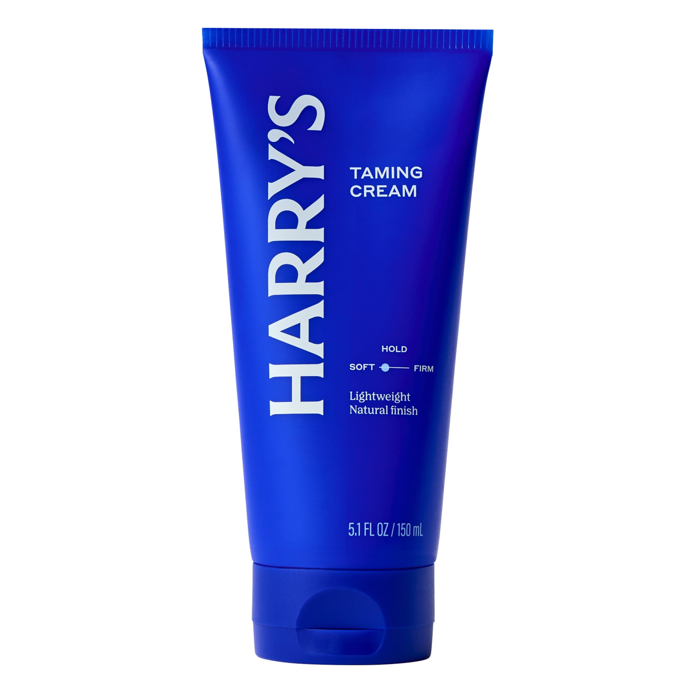 Harry's Hair Taming Cream jar closeup showing creamy texture