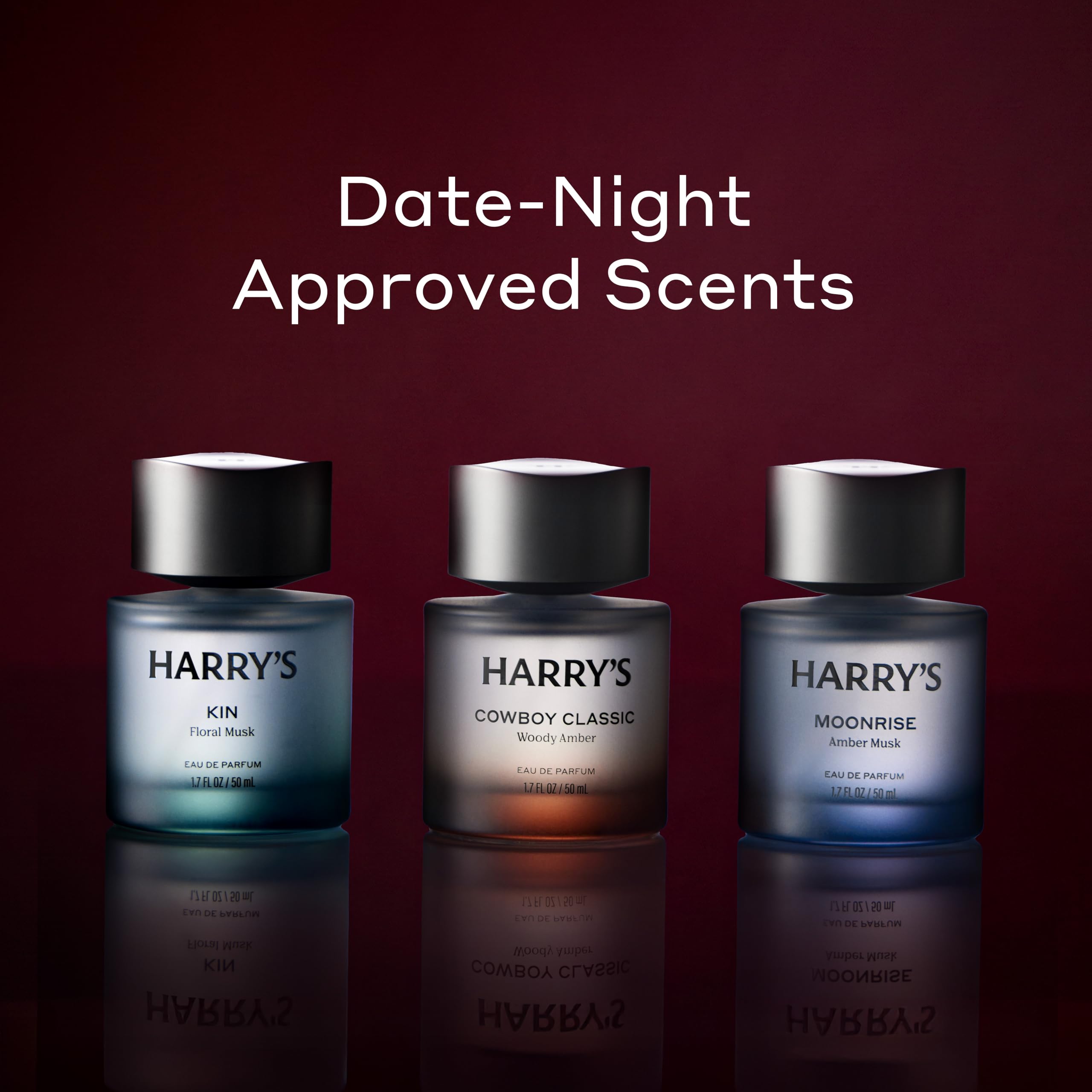 Moonrise elegant bottle complements Harry's body care lineup.