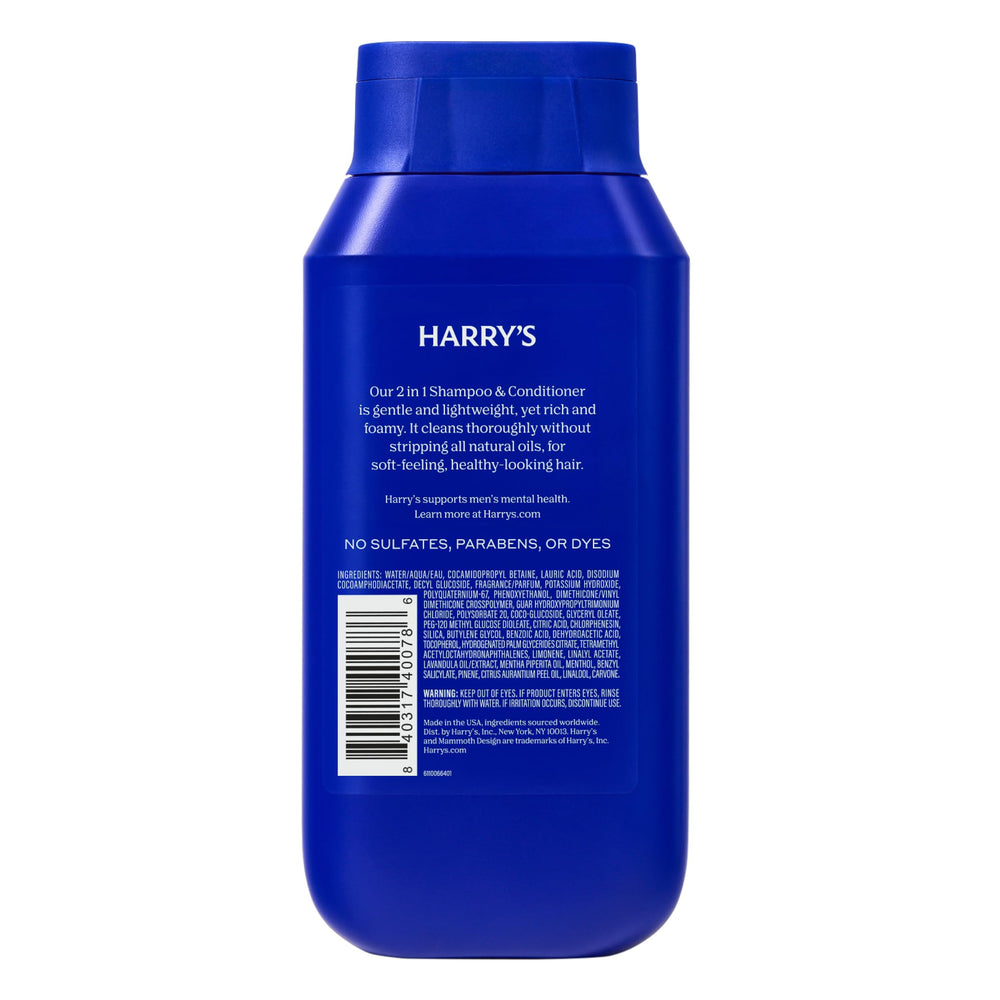 Label confirms no parabens or sulfates for a clean grooming routine