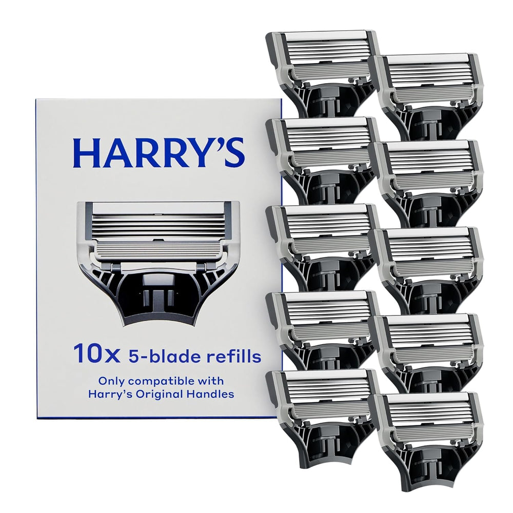 Harry's original razor blade refills in a protective box for freshness